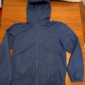 Uniqlo Pocketable Parka Blue Size 13Y